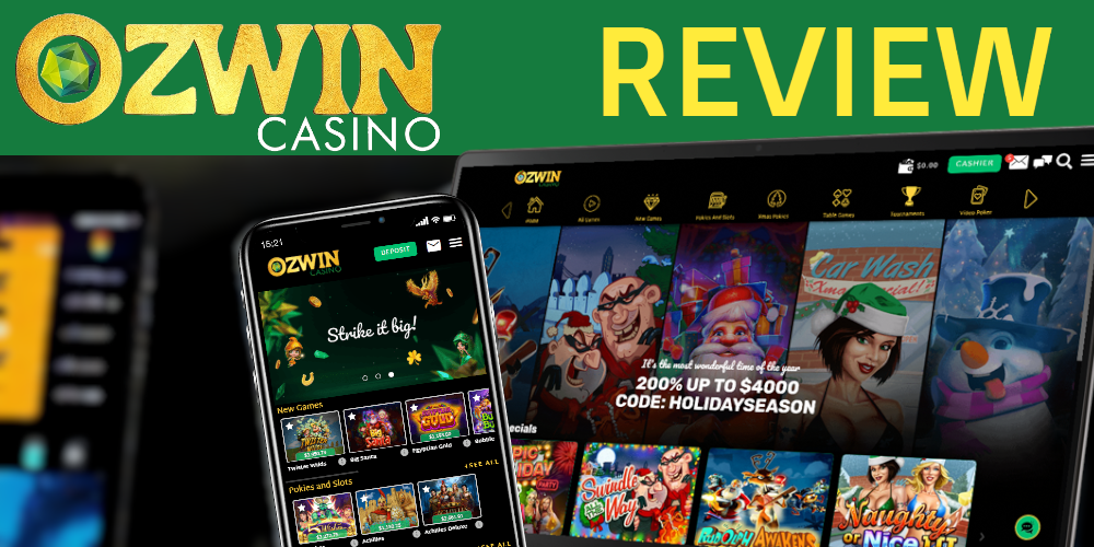 Ozwin Casino review: Official website, registration, games and bonuses